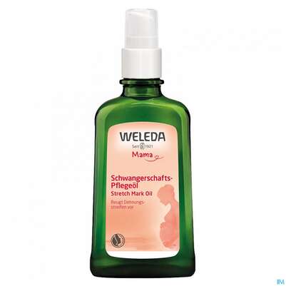 Sie sehen eine Packung Weleda Schwangerschafts-pflegeoel Neu 100ml, Produktbild: 02 Weleda Schwangerschafts-pflegeoel Neu 100ml, A-Nr.: 4583665 - 02