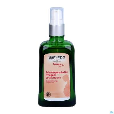 Sie sehen eine Packung Weleda Schwangerschafts-pflegeoel Neu 100ml, Produktbild: 07 Weleda Schwangerschafts-pflegeoel Neu 100ml, A-Nr.: 4583665 - 07