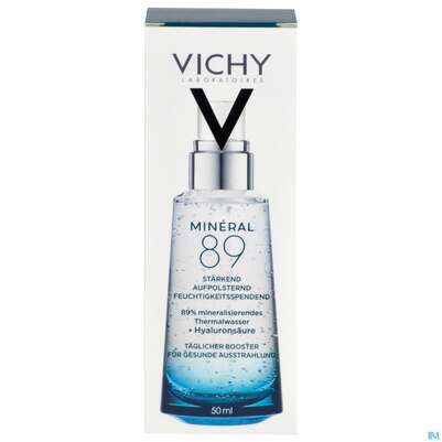 Sie sehen eine Packung Vichy Mineral 89 Feuchtigkeitspflege 50ml, Produktbild: 01 Vichy Mineral 89 Feuchtigkeitspflege 50ml, A-Nr.: 4613739 - 01