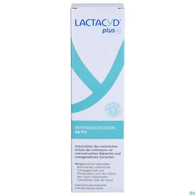 Lactacyd Intimwaschlotion +aktiv Lactacyd Plus Antibakteriell 250ml, A-Nr.: 5605044 - 01