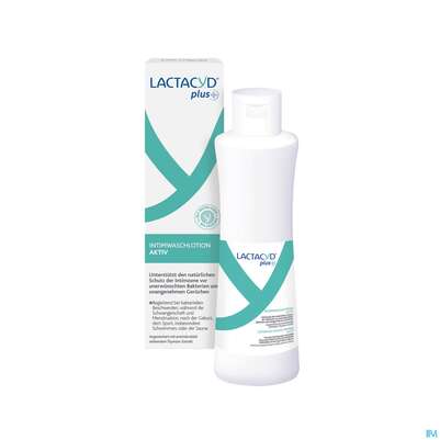 Lactacyd Intimwaschlotion +aktiv Lactacyd Plus Antibakteriell 250ml, A-Nr.: 5605044 - 05