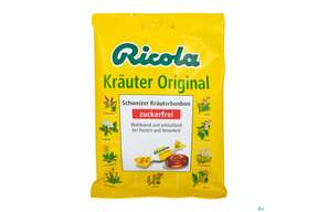 Ricola Zuckerfrei Original Kraeuter Beute 75g, A-Nr.: 5627376 - 01