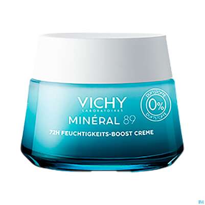 Sie sehen eine Packung Vichy Mineral 89 Creme Ohne Duftstoffe 50ml, Produktbild: 13 Vichy Mineral 89 Creme Ohne Duftstoffe 50ml, A-Nr.: 5667878 - 13