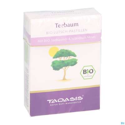 Sie sehen eine Packung Taoasis Teebaum-bio-pastillen 30g, Produktbild: 04 Taoasis Teebaum-bio-pastillen 30g, A-Nr.: 3166089 - 04