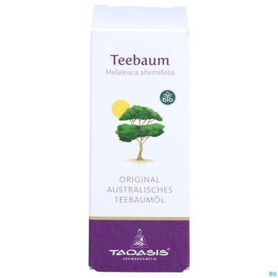 Sie sehen eine Packung Aetherische Oele Taoasis Teebaum Im Umkarton 50ml, Produktbild: 01 Aetherische Oele Taoasis Teebaum Im Umkarton 50ml, A-Nr.: 3166037 - 01