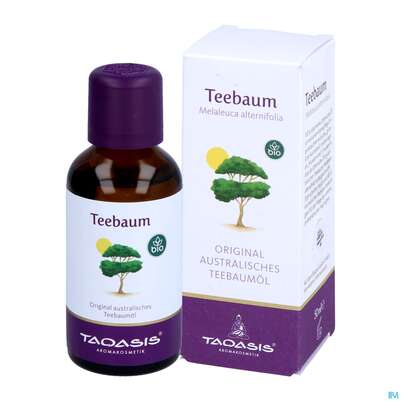 Sie sehen eine Packung Aetherische Oele Taoasis Teebaum Im Umkarton 50ml, Produktbild: 04 Aetherische Oele Taoasis Teebaum Im Umkarton 50ml, A-Nr.: 3166037 - 04