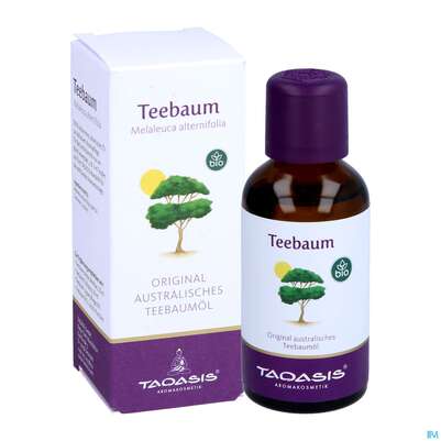 Sie sehen eine Packung Aetherische Oele Taoasis Teebaum Im Umkarton 50ml, Produktbild: 05 Aetherische Oele Taoasis Teebaum Im Umkarton 50ml, A-Nr.: 3166037 - 05