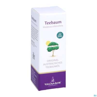 Sie sehen eine Packung Aetherische Oele Taoasis Teebaum Im Umkarton 10ml, Produktbild: 03 Aetherische Oele Taoasis Teebaum Im Umkarton 10ml, A-Nr.: 3166043 - 03