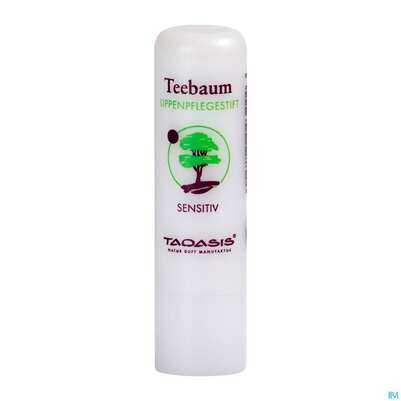 Sie sehen eine Packung Taoasis Teebaum Lippenpflegestift, Produktbild: 01 Taoasis Teebaum Lippenpflegestift, A-Nr.: 3166072 - 01
