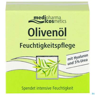 Sie sehen eine Packung Oliven Oel Dr.theiss Feuchtigkeitspflege 50ml, Produktbild: 01 Oliven Oel Dr.theiss Feuchtigkeitspflege 50ml, A-Nr.: 3204660 - 01