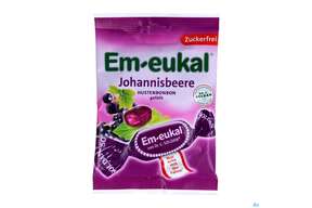 Em-eukal Bonbons Zuckerfrei Johannisbeere Gefue 75g, A-Nr.: 3257998 - 01