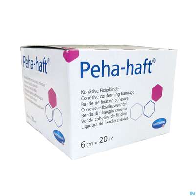 Sie sehen eine Packung Peha-haft Fixierbinde/latexfrei 20mx 6cm 1st, Produktbild: 06 Peha-haft Fixierbinde/latexfrei 20mx 6cm 1st, A-Nr.: 3328296 - 06