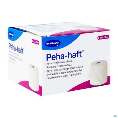 Sie sehen eine Packung Peha-haft Fixierbinde/latexfrei 20mx 6cm 1st, Produktbild: 05 Peha-haft Fixierbinde/latexfrei 20mx 6cm 1st, A-Nr.: 3328296 - 05