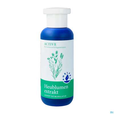 Sie sehen eine Packung Helfe Heublumenextrakt Active 200ml, Produktbild: 04 Helfe Heublumenextrakt Active 200ml, A-Nr.: 2641950 - 04