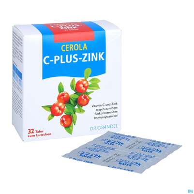 Sie sehen eine Packung Vitamin C Cerola +zink Taler Dr.grandel Nr.13 32st, Produktbild: 05 Vitamin C Cerola +zink Taler Dr.grandel Nr.13 32st, A-Nr.: 2701215 - 05