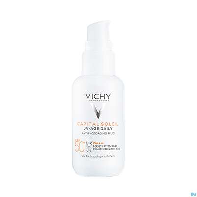 Sonnenprodukte Vichy/capital Soleil Gesichtscreme Uv-age Lsf50+ 40ml, A-Nr.: 5360950 - 12
