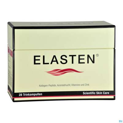 Sie sehen eine Packung Elasten Trinkampullen 28st, Produktbild: 03 Elasten Trinkampullen 28st, A-Nr.: 5400230 - 03