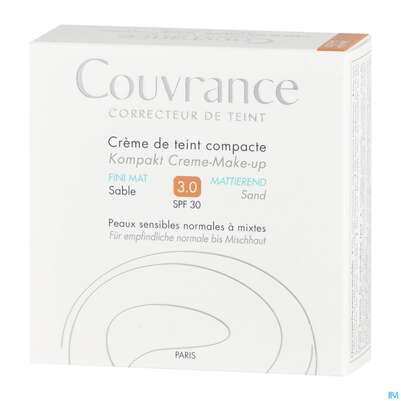 Avène Couvrance Kompakt Creme-make-up Mattierend Sand 10g, A-Nr.: 2594937 - 04