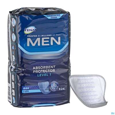 Sie sehen eine Packung Inkontinenz Tena/for Men Level 1 24st, Produktbild: 06 Inkontinenz Tena/for Men Level 1 24st, A-Nr.: 3460593 - 06