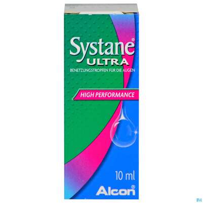 Sie sehen eine Packung Augentropfen Systane/benetzungstropfen Ultra 10ml, Produktbild: 01 Augentropfen Systane/benetzungstropfen Ultra 10ml, A-Nr.: 3462451 - 01