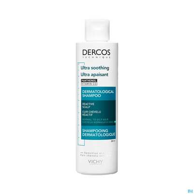 Sie sehen eine Packung Shampoon Vichy/dercos Ultra/sensible Kopfhaut Fettig 200ml, Produktbild: 06 Shampoon Vichy/dercos Ultra/sensible Kopfhaut Fettig 200ml, A-Nr.: 4442918 - 06