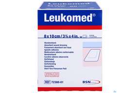 Wundverband Leukomed/steril Verklebungsschutz 8x10cm 50st, A-Nr.: 3072891 - 01