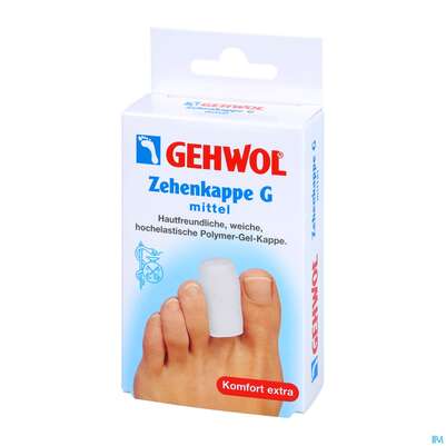 Sie sehen eine Packung Zehen Kappen Gehwol Textilfrei G Mittel Nr 64 2st, Produktbild: 02 Zehen Kappen Gehwol Textilfrei G Mittel Nr 64 2st, A-Nr.: 2711892 - 02