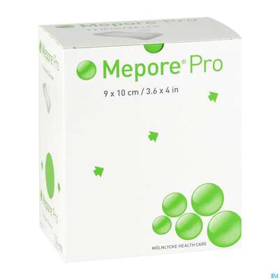 Sie sehen eine Packung Wundverband Mepore/pro Folienverband Steril 9x 10cm 40st, Produktbild: 05 Wundverband Mepore/pro Folienverband Steril 9x 10cm 40st, A-Nr.: 3080181 - 05