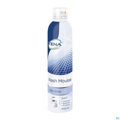 Sie sehen eine Packung Tena Wasch Mousse 400ml, Produktbild: 03 Tena Wasch Mousse 400ml, A-Nr.: 3120638 - 03