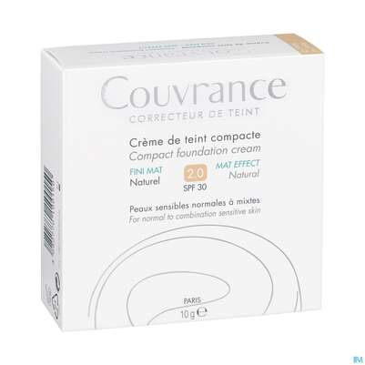 Avène Couvrance Kompakt Creme-make-up Mattierend Naturel 10g, A-Nr.: 2594943 - 03