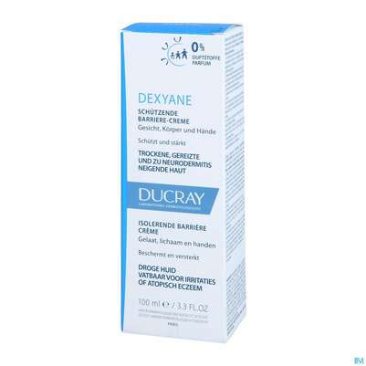 Sie sehen eine Packung Ducray Dexyane Schützende Barriere-creme 100ml, Produktbild: 04 Ducray Dexyane Schützende Barriere-creme 100ml, A-Nr.: 5413014 - 04