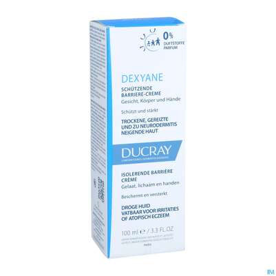Sie sehen eine Packung Ducray Dexyane Schützende Barriere-creme 100ml, Produktbild: 03 Ducray Dexyane Schützende Barriere-creme 100ml, A-Nr.: 5413014 - 03