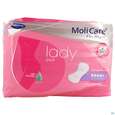 Sie sehen eine Packung Inkontinenz Molicare Premium/lady Pad Tropfen 4,5 14st, Produktbild: 01 Inkontinenz Molicare Premium/lady Pad Tropfen 4,5 14st, A-Nr.: 4918657 - 01