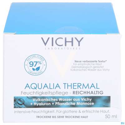 Vichy Aqualia/thermal/reichhalt. Feuchtigkeitspflege Dynamisch Trocken Hauttiege 50ml, A-Nr.: 4838036 - 01