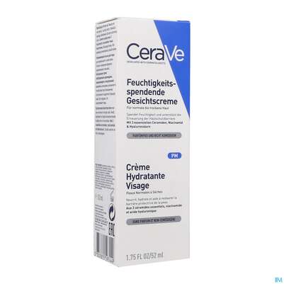 Cerave Feuchtigkeitsspendende Gesichtscreme 52ml, A-Nr.: 4801866 - 01