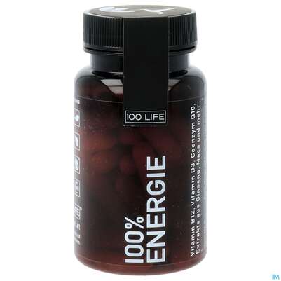 Sie sehen eine Packung Life 100 Monatspackung Kapseln 100% Energie 60st, Produktbild: 01 Life 100 Monatspackung Kapseln 100% Energie 60st, A-Nr.: 4784978 - 01