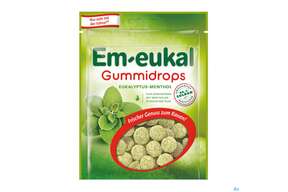 Em-eukal Gummidrops Zuckerhaltig Eukalyptus Menthol 90g, A-Nr.: 4335252 - 01