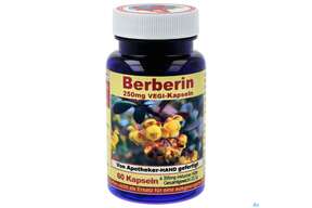 Berberin 250mg Vegikapseln 60st, A-Nr.: 4772981 - 01