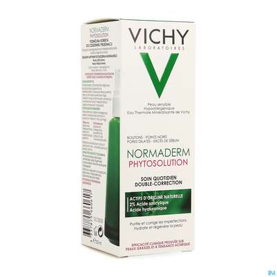Sie sehen eine Packung Vichy Normaderm Phytosolution Pflege 2-fache-wirkung 50ml, Produktbild: 02 Vichy Normaderm Phytosolution Pflege 2-fache-wirkung 50ml, A-Nr.: 5060544 - 02