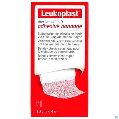 Sie sehen eine Packung Elastische Binden Elastomull/haft/leukoplast 4mx10cm 79997 1st, Produktbild: 02 Elastische Binden Elastomull/haft/leukoplast 4mx10cm 79997 1st, A-Nr.: 4757970 - 02