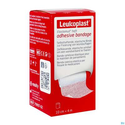 Sie sehen eine Packung Elastische Binden Elastomull/haft/leukoplast 4mx10cm 79997 1st, Produktbild: 04 Elastische Binden Elastomull/haft/leukoplast 4mx10cm 79997 1st, A-Nr.: 4757970 - 04