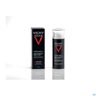 Sie sehen eine Packung Vichy Homme Hydra Mag C+ 50ml, Produktbild: 05 Vichy Homme Hydra Mag C+ 50ml, A-Nr.: 3828136 - 05