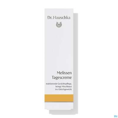 Sie sehen eine Packung Dr. Hauschka Melissen Tagescreme 30ml, Produktbild: 02 Dr. Hauschka Melissen Tagescreme 30ml, A-Nr.: 3830386 - 02