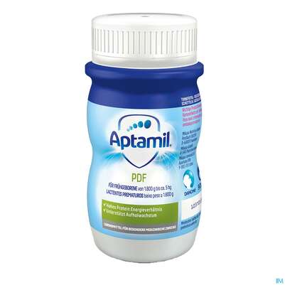 Aptamil Spezialnahrung Pdf/fruehgeborenen- Nahrung Fluessig 90ml 24st, A-Nr.: 4136914 - 01