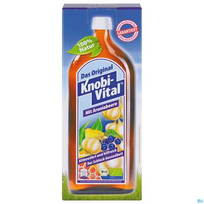 Sie sehen eine Packung Knobivital +aroniabeere 960ml, Produktbild: 01 Knobivital +aroniabeere 960ml, A-Nr.: 3795804 - 01