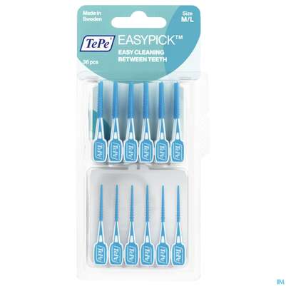 Sie sehen eine Packung Tepe Easypick M/l 36st, Produktbild: 01 Tepe Easypick M/l 36st, A-Nr.: 4261068 - 01