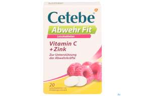 Cetebe Abwehr Fit Lutschtabl 20st, A-Nr.: 4056546 - 01