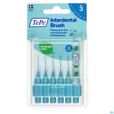Tepe Interdentalbuersten 0,6mm Blau 6st, A-Nr.: 3698225 - 02