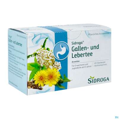 Sidroga Tee Doppelkammerbeutel Gallen- U.lebertee 20st, A-Nr.: 4034585 - 02