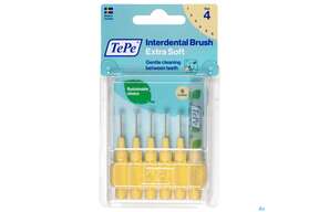 Tepe Interdentalbuersten Extra Weich 0,7mm Hellgelb 6st, A-Nr.: 3995785 - 01